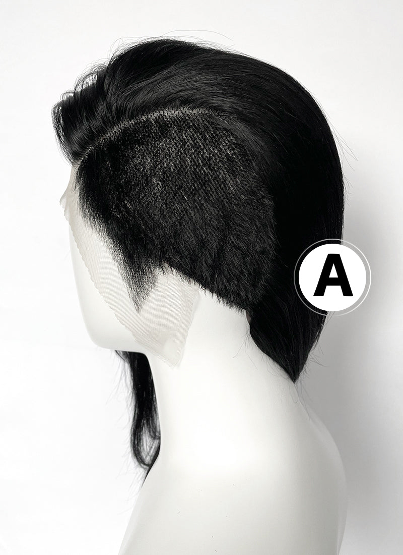 Long Lace Front Wig with Shaved Side - 3 Styles Available | Multiple Colors | Free 2 Wig Caps Included LF8126