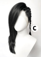 Long Lace Front Wig with Shaved Side - 3 Styles Available | Multiple Colors | Free 2 Wig Caps Included LF8126