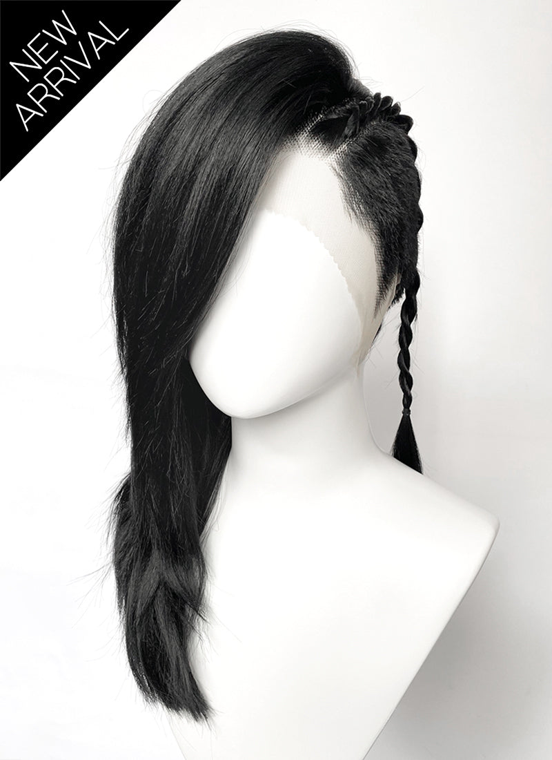 Long Lace Front Wig with Shaved Side -  3 Styles Available | Multiple Colors | Free 2 Wig Caps Included LF8126
