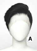 Short Lace Front Wig with Shaved Side - 2 Styles Available | Multiple Colors | Free 2 Wig Caps Included LF8127