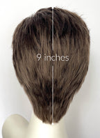 007 First Light James Bond Brunette Wavy Lace Front Synthetic Men's Wig LF8136