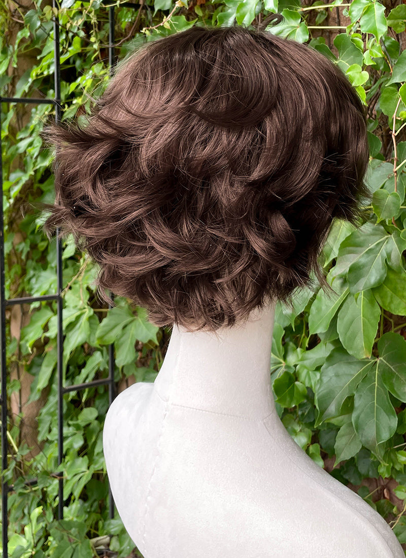 Critical Role Thimble Brown Wavy Lace Front Synthetic Wig LF8138