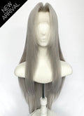 Final Fantasy Sephiroth Grey Straight Lace Front Synthetic Men's Wig LF8141