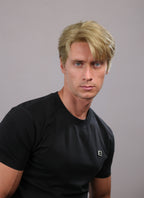 Medium Blonde Straight Lace Front Synthetic Men's Wig NM011