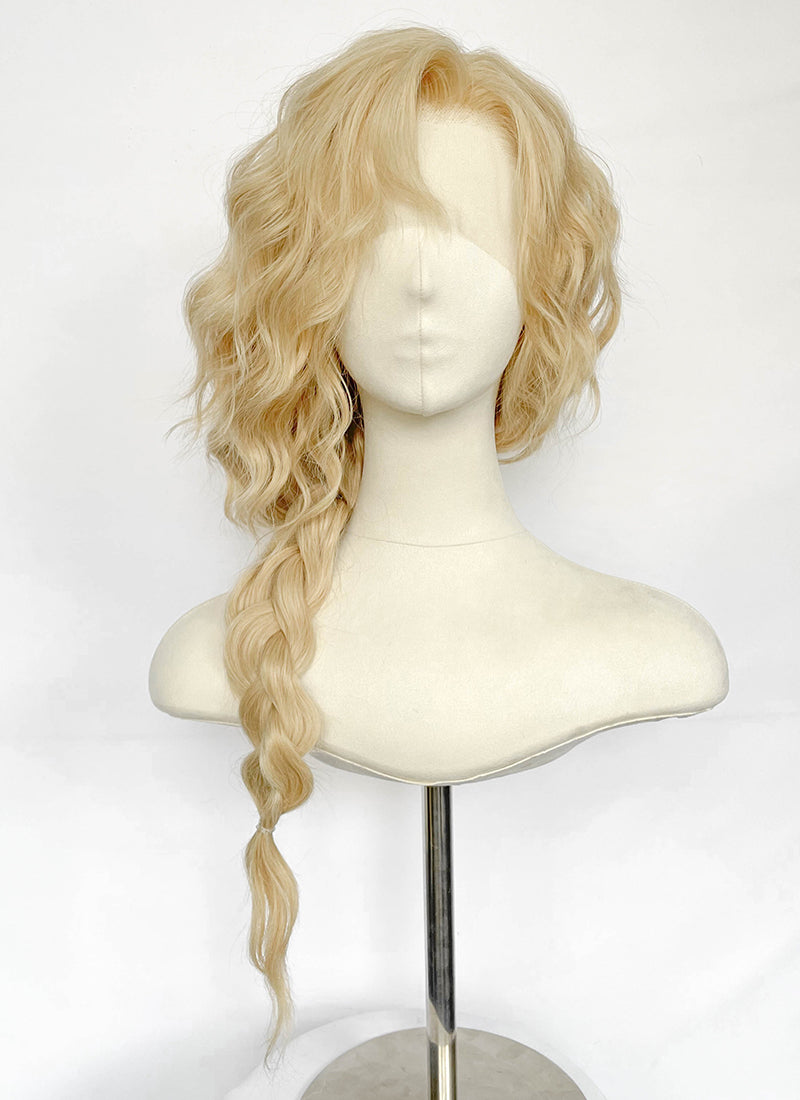 Blonde Braided Lace Front Synthetic Wig LF8145