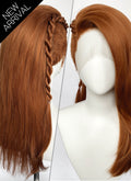 Ginger Straight Braided Lace Front Synthetic Men's Wig With Shaved Side LF8147