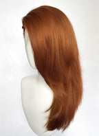 Ginger Straight Braided Lace Front Synthetic Men's Wig With Shaved Side LF8147
