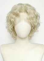 House of Dragon Prince Jacaerys Velaryon Ash Blonde Curly Lace Front Synthetic Men's Wig LF8149