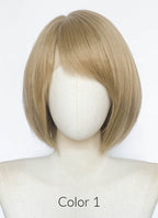Resident Evil Ashley Graham Medium Blonde Straight 13" x 6" Lace Top Synthetic Wig LF8156