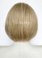 Resident Evil Ashley Graham Medium Blonde Straight 13" x 6" Lace Top Synthetic Wig LF8156