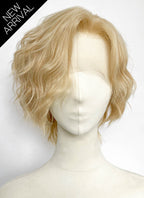 Blonde Curly Lace Front Synthetic Hair Men's Wig LF8157
