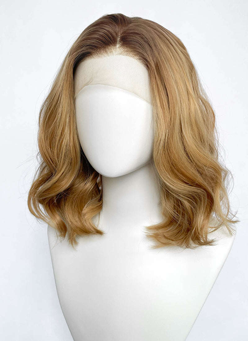 Interview with the Vampire Lestat de Lioncourt Wavy Mixed Blonde With Dark Roots Lace Front Synthetic Wig LF8160
