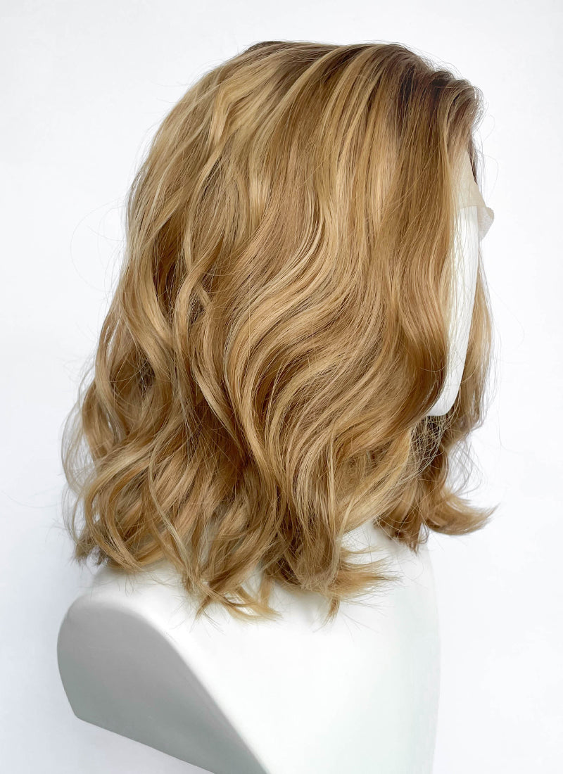 Interview with the Vampire Lestat de Lioncourt Wavy Mixed Blonde With Dark Roots Lace Front Synthetic Wig LF8160