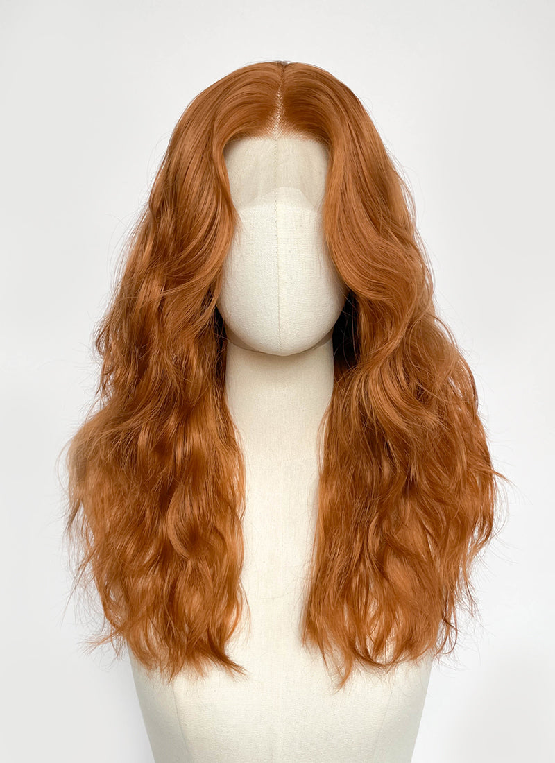 Spider-Man Jean Grey Ginger Wavy Lace Front Synthetic Hair Wig LF8161