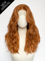 Spider-Man Jean Grey Ginger Wavy Lace Front Synthetic Hair Wig LF8161