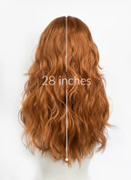 Spider-Man Jean Grey Ginger Wavy Lace Front Synthetic Hair Wig LF8161