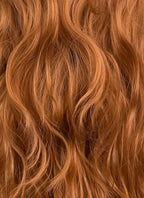 Spider-Man Jean Grey Ginger Wavy Lace Front Synthetic Hair Wig LF8161