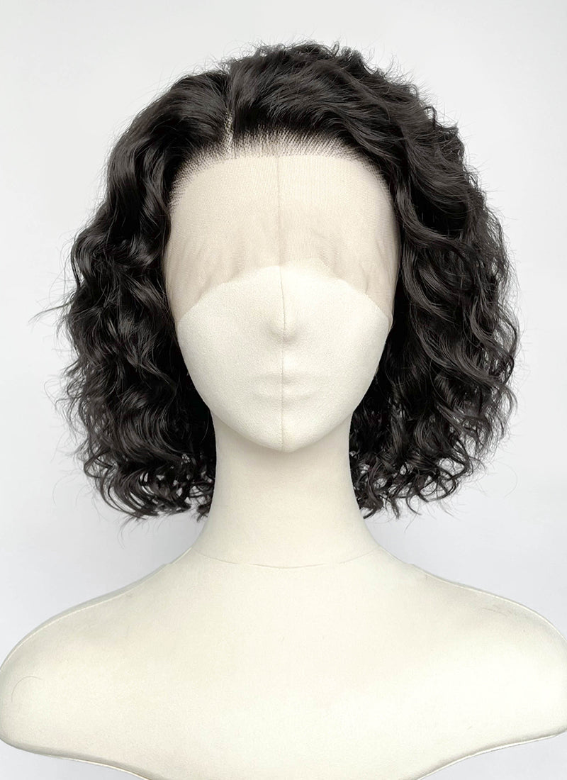 Interview With The Vampire Armand Black Curly Lace Front Synthetic Men's Wig LF8162