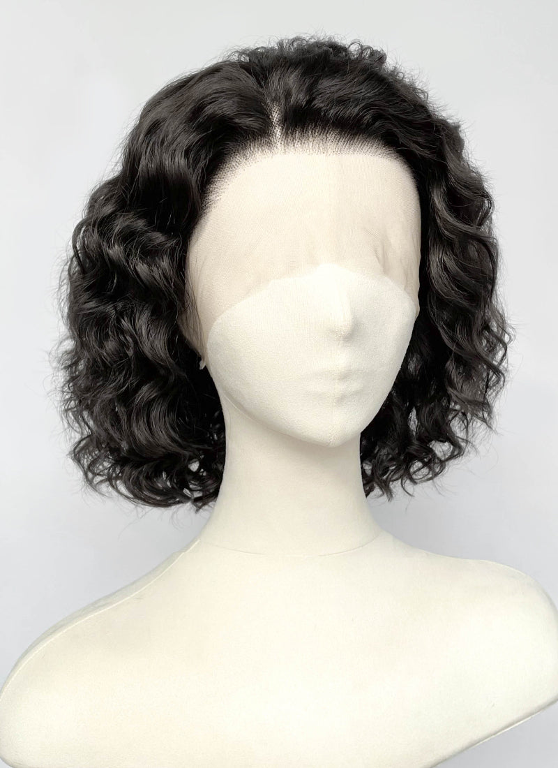 Interview With The Vampire Armand Black Curly Lace Front Synthetic Men's Wig LF8162