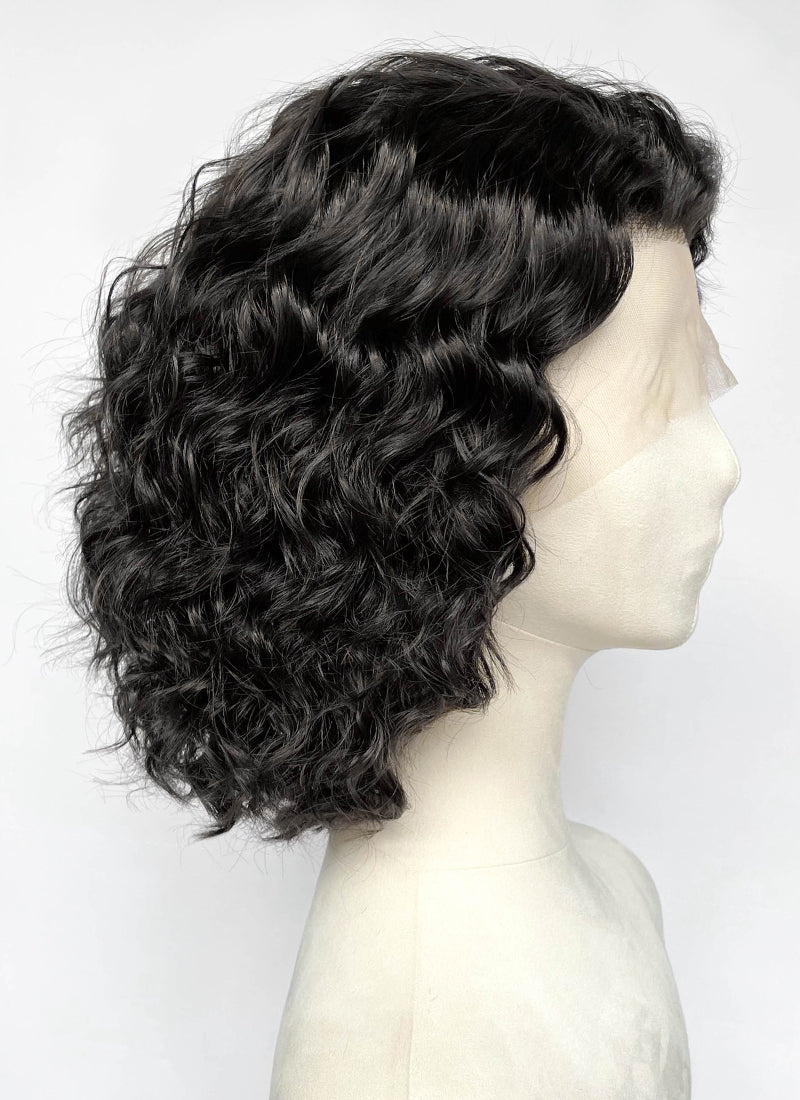 Interview With The Vampire Armand Black Curly Lace Front Synthetic Men's Wig LF8162