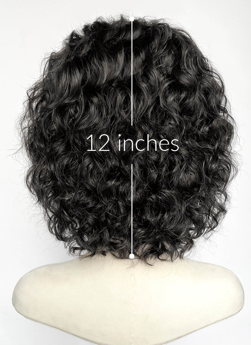 Interview With The Vampire Armand Black Curly Lace Front Synthetic Men's Wig LF8162