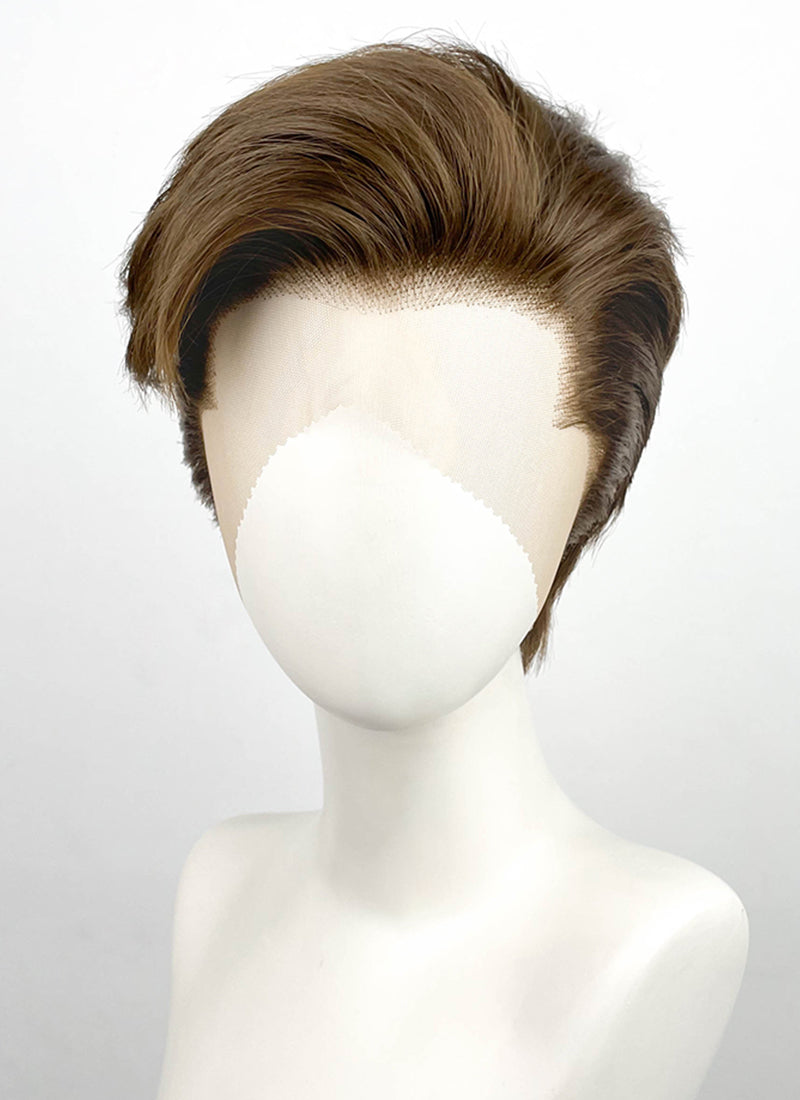 Green Lantern Straight Brunette Lace Front Synthetic Men's Wig LF8165