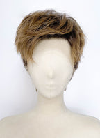 Project Hail Mary Ryland Grace Mixed Blonde With Dark Roots Wavy 13" x 6" Lace Top Synthetic Men's Wig LF8166