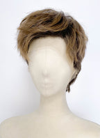 Project Hail Mary Ryland Grace Mixed Blonde With Dark Roots Wavy 13" x 6" Lace Top Synthetic Men's Wig LF8166