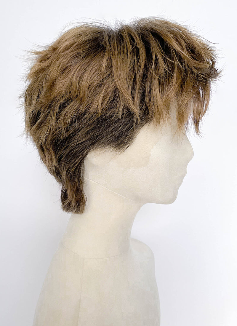 Project Hail Mary Ryland Grace Mixed Blonde With Dark Roots Wavy 13" x 6" Lace Top Synthetic Men's Wig LF8166