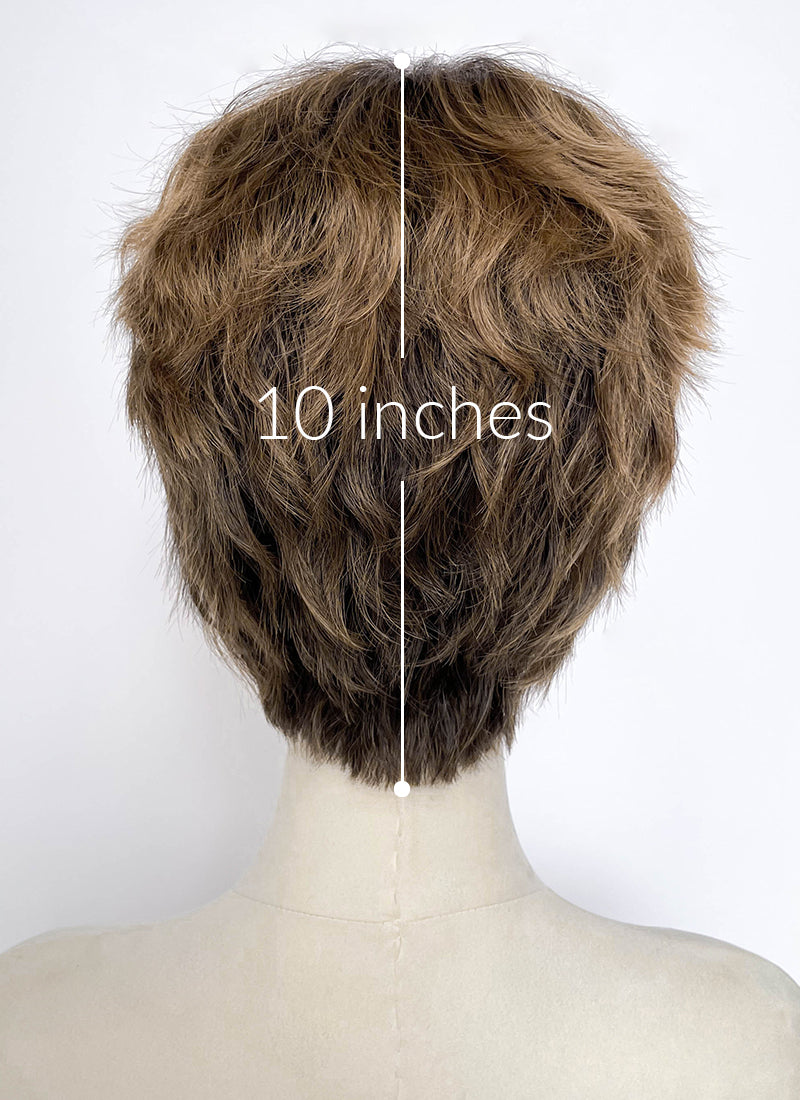 Project Hail Mary Ryland Grace Mixed Blonde With Dark Roots Wavy 13" x 6" Lace Top Synthetic Men's Wig LF8166