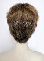Project Hail Mary Ryland Grace Mixed Blonde With Dark Roots Wavy 13" x 6" Lace Top Synthetic Men's Wig LF8166