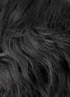 Black With White Wavy Lace Front Synthetic Wig LF8171