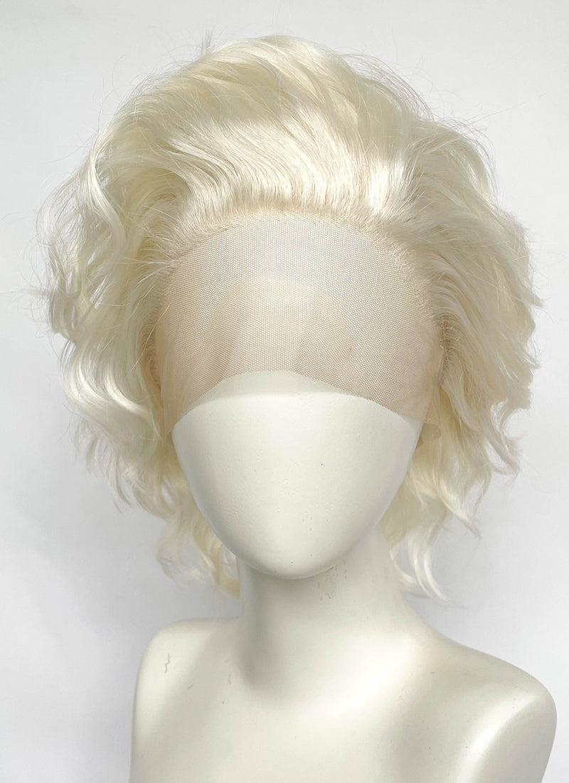 Blonde Wavy Lace Front Synthetic Wig LFCS233