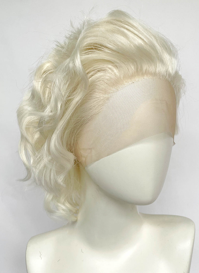 Blonde Wavy Lace Front Synthetic Wig LFCS233