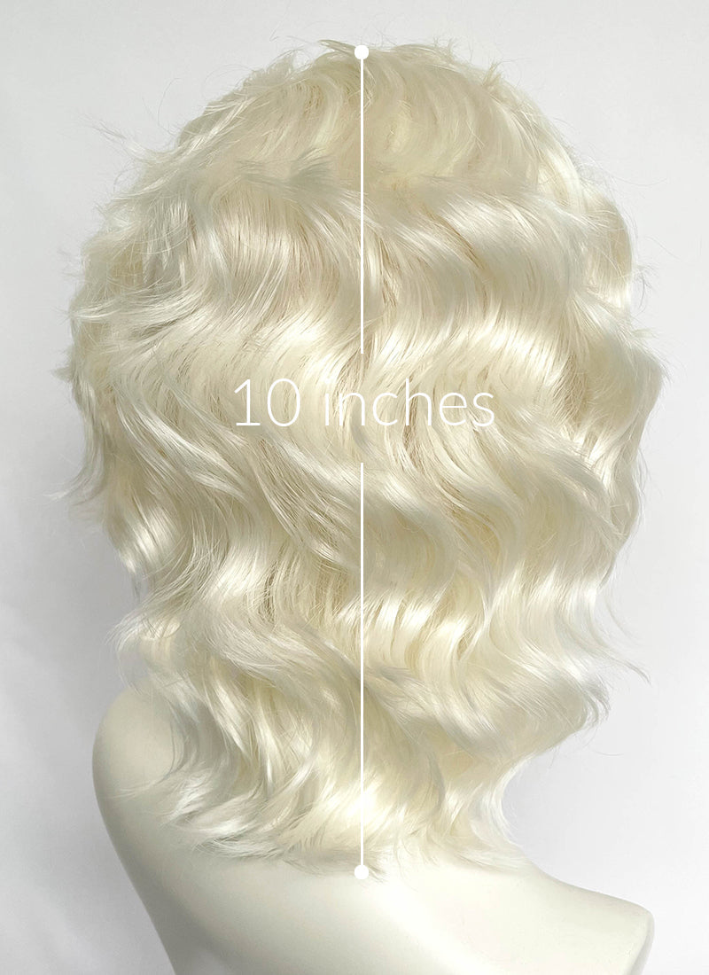 Blonde Wavy Lace Front Synthetic Wig LFCS233