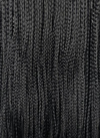 Black Braided Lace Front Synthetic Wig LFCS259