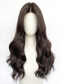Brunette Wavy Lace Front Synthetic Wig LFCS262