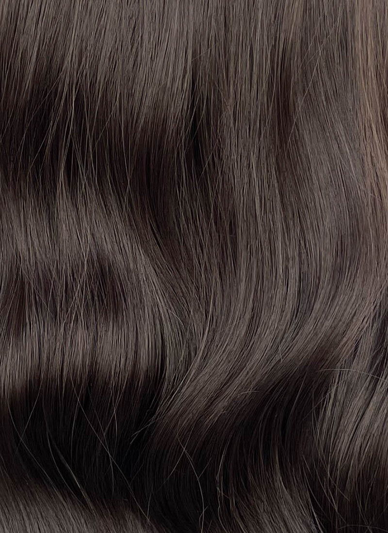 Brunette Wavy Lace Front Synthetic Wig LFCS262