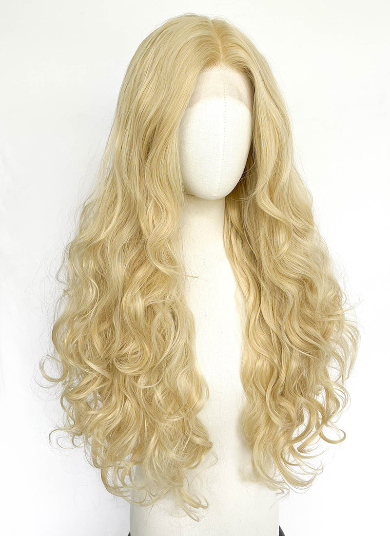 Blonde Wavy Lace Front Synthetic Wig LFCS283