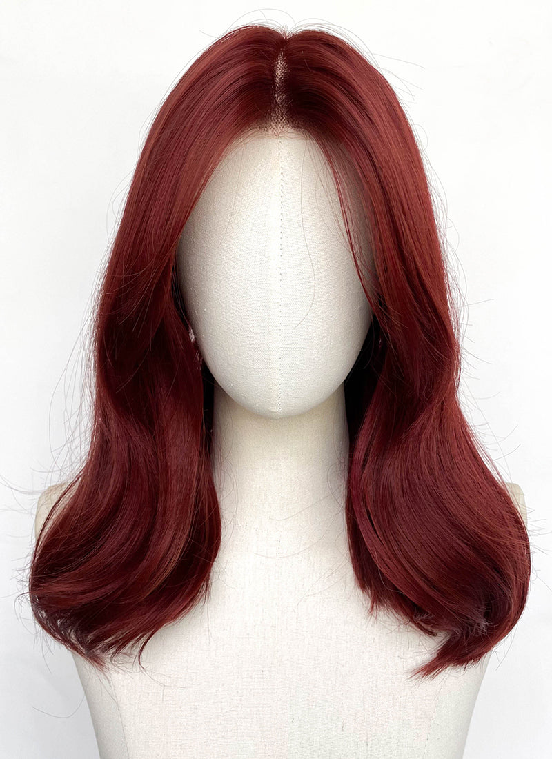 Red Straight Lace Front Synthetic Wig LFCS287