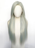 Light Green Blonde Mixed Straight Lace Front Synthetic Wig LFCS289