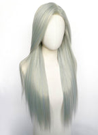 Light Green Blonde Mixed Straight Lace Front Synthetic Wig LFCS289