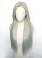 Light Green Blonde Mixed Straight Lace Front Synthetic Wig LFCS289
