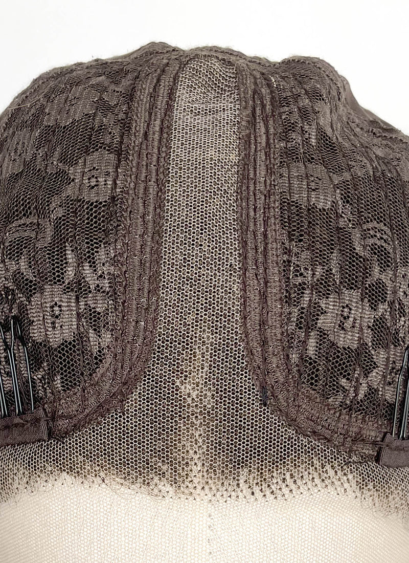 Blonde Mixed Brown Straight Lace Front Synthetic Wig LFCS290