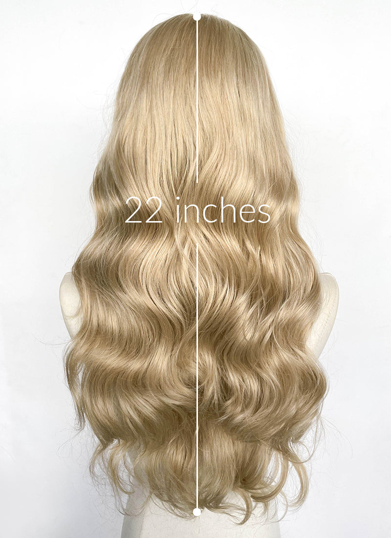 Blonde Wavy Lace Front Synthetic Wig LFCS292