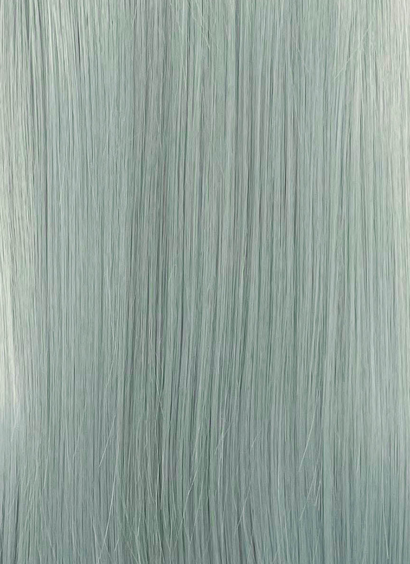 Mint Green Straight Lace Front Synthetic Wig LFCS296