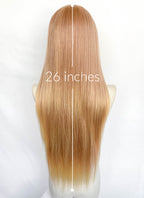 Mixed Blonde Straight 13" x 6" Lace Top Synthetic Hair Wig LFCS303