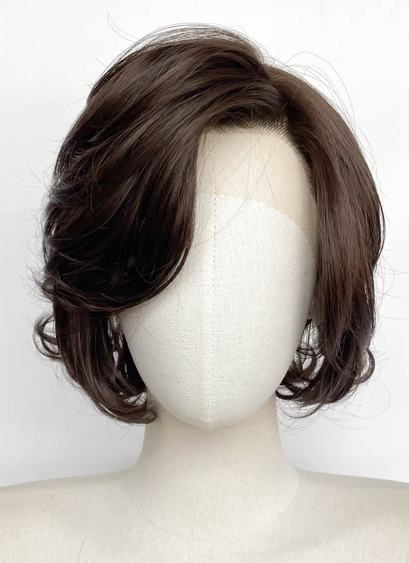 Brunette Wavy Lace Front Synthetic Wig LFCS311