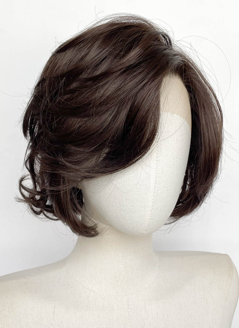 Brunette Wavy Lace Front Synthetic Wig LFCS311