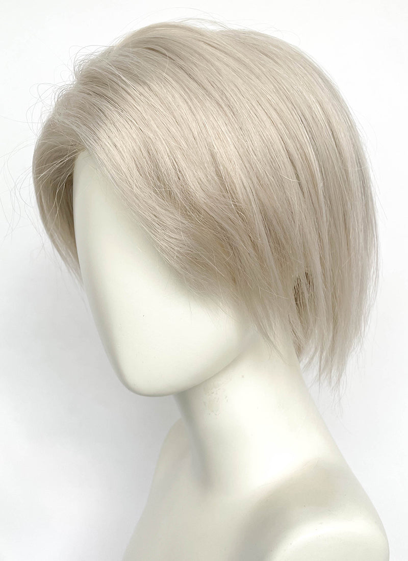 Pastel Ash Blonde Straight Lace Front Synthetic Wig LFCS317